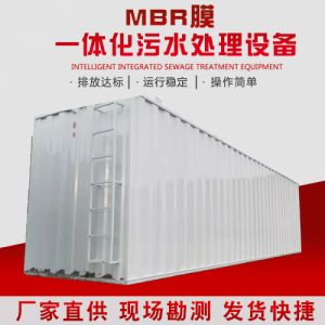 mbr膜系统一体化污水处理 移动式MBR膜组件处理系统 生物反应器