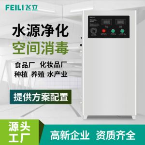 飞立养殖场污水处理设备臭氧发生器 洁净车间用水冷式臭氧消毒机