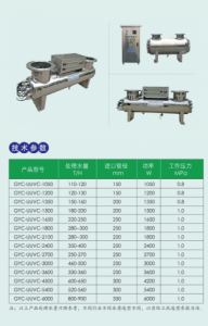 大流量紫外线消毒器