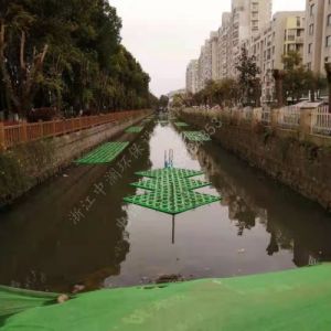 河道治理 生态浮床 挺水植物床基 人工浮岛