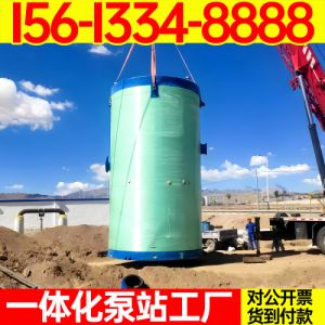 一体化预制泵站地埋式雨水智能提升截污玻璃钢污水远程控制提升泵站
