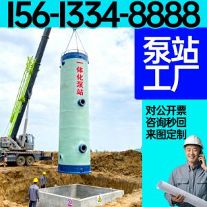 一体化提升泵站 市政供水泵站地埋预制泵站  地埋式泵站 保聚